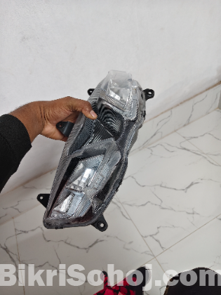 r15 v3 black er headlight, winsheild